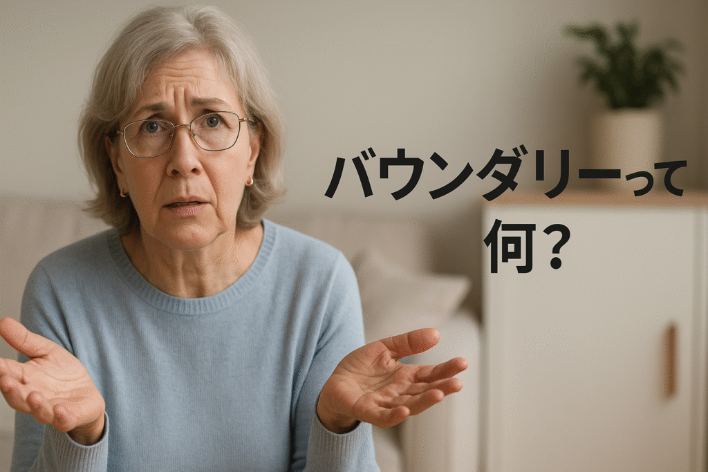 バウンダリーって何?