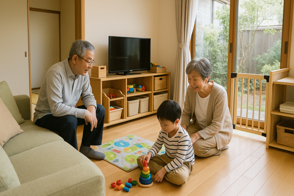 孫が遊びに来る家