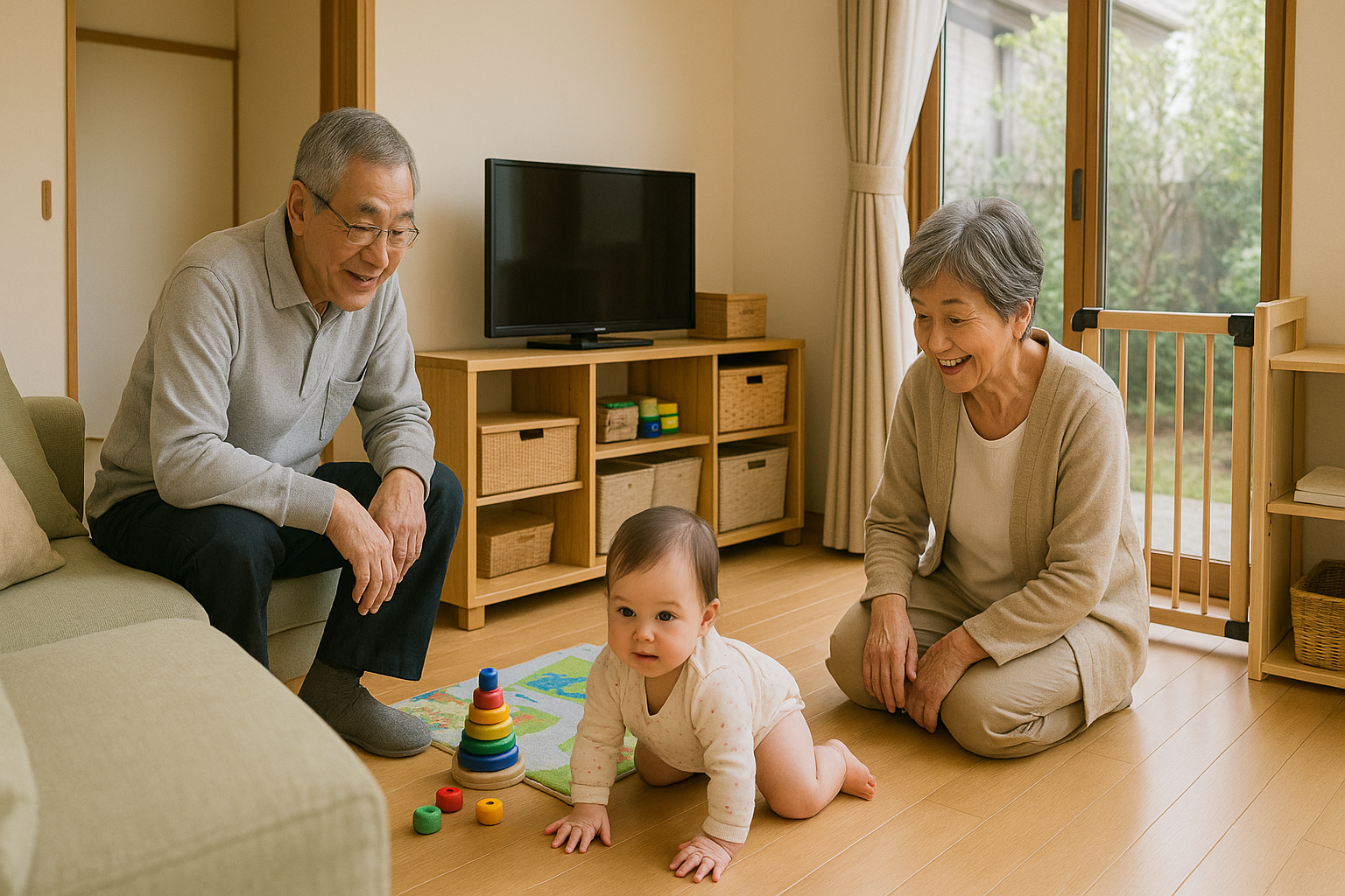 孫が遊びに来る家
