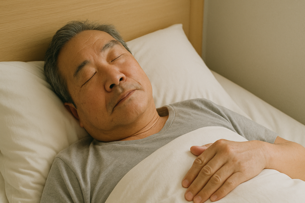 祖父寝る