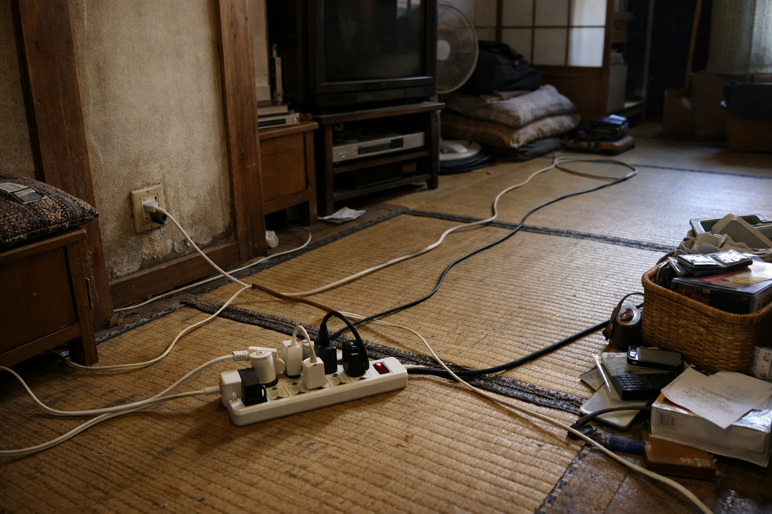 古い家のコンセント問題